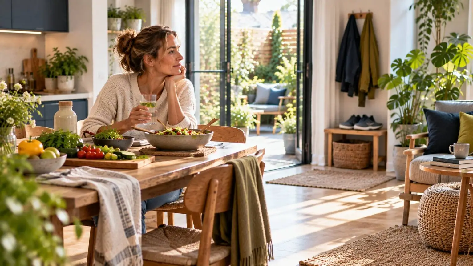 Alledaags moment met ruimte voor gezond leven, ontspanning en eigen keuzes